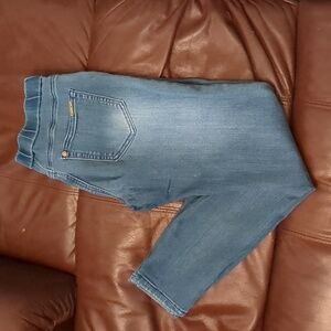 Bebe Blue Pull Up leggings size 27